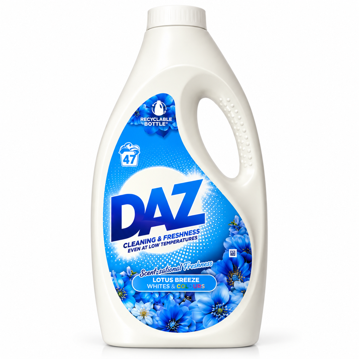 DAZ - Laundry Gel - Scent-sational Freshness Whites & Colours - 47 Washes - Lotus Breeze