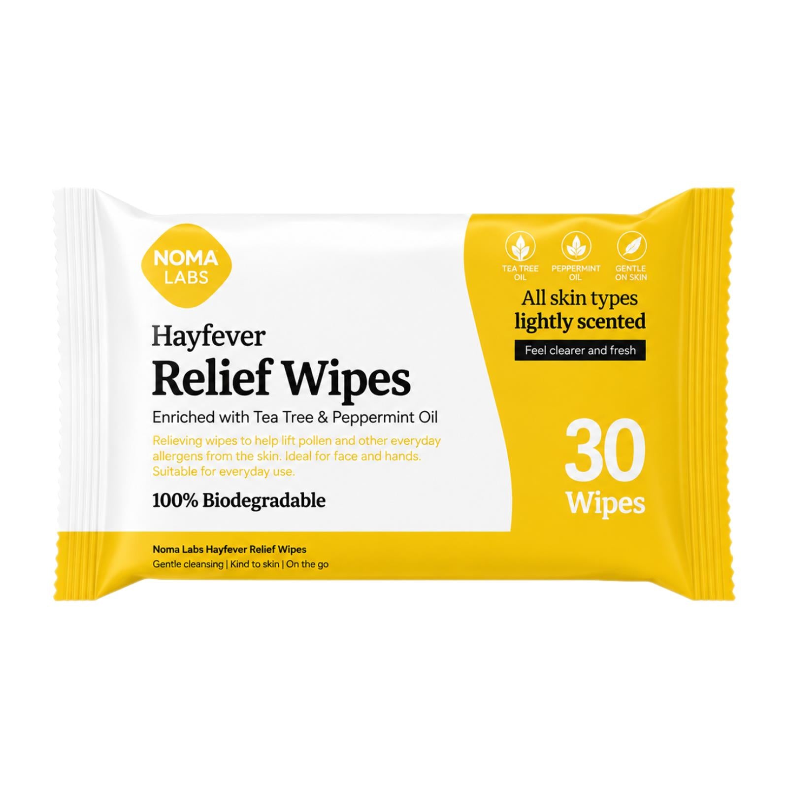 Noma Labs Hayfever Relief Wipes 155g - 30 Wipes