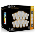 TCP 345lm 4.5w 50w Warm White 2700K GU10 LED Spotlight Bulbs - 10 Pack