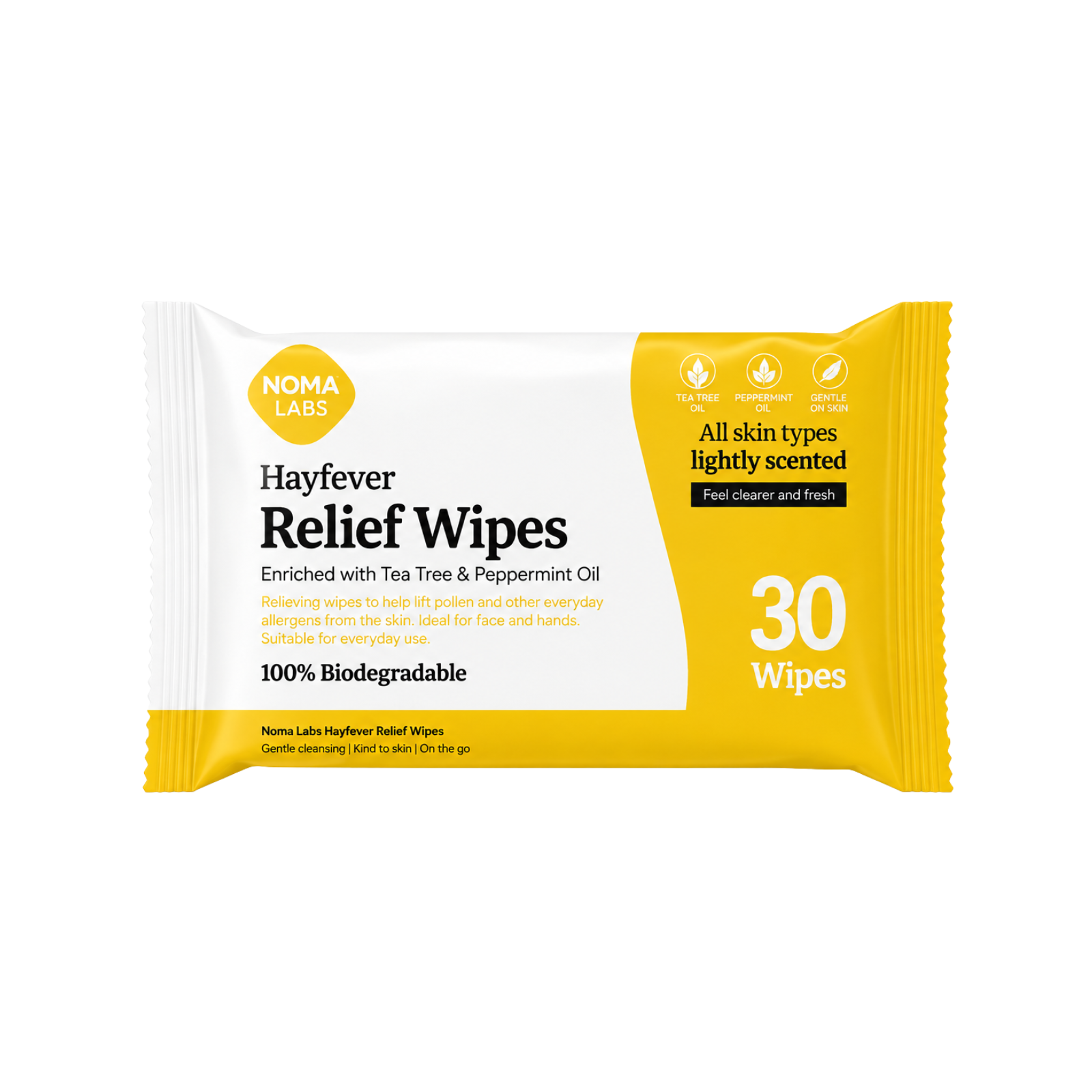 Noma Labs Hayfever Relief Wipes 155g - 30 Wipes