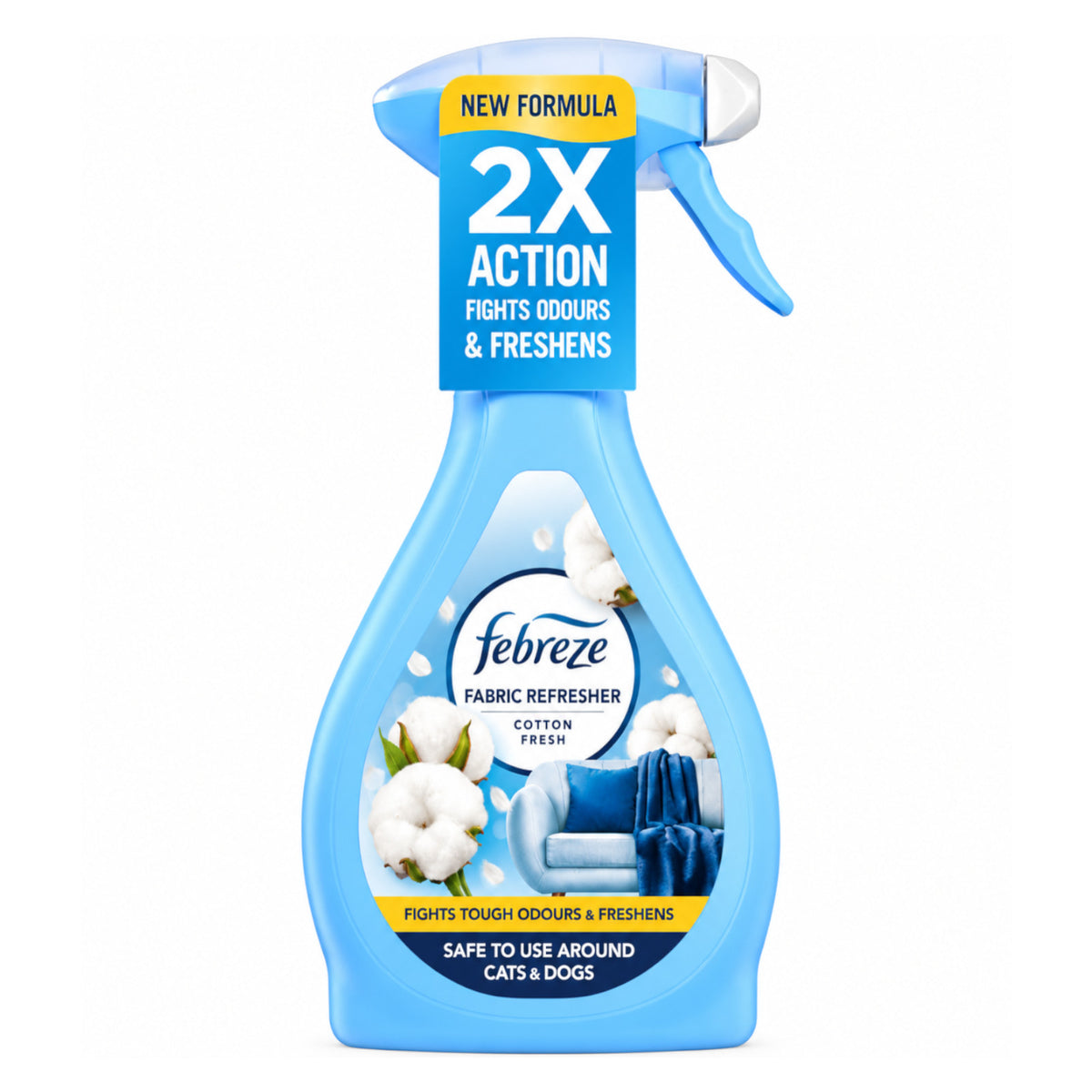 Febreze Fabric Refresher Spray 500ml - Cotton Fresh (Case of 8)
