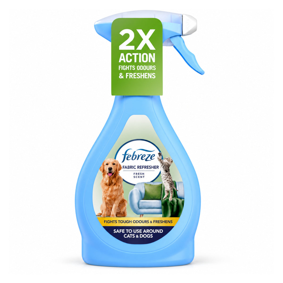 Febreze Fabric Refresher Spray 500ml - Fresh Scent (Case of 8)