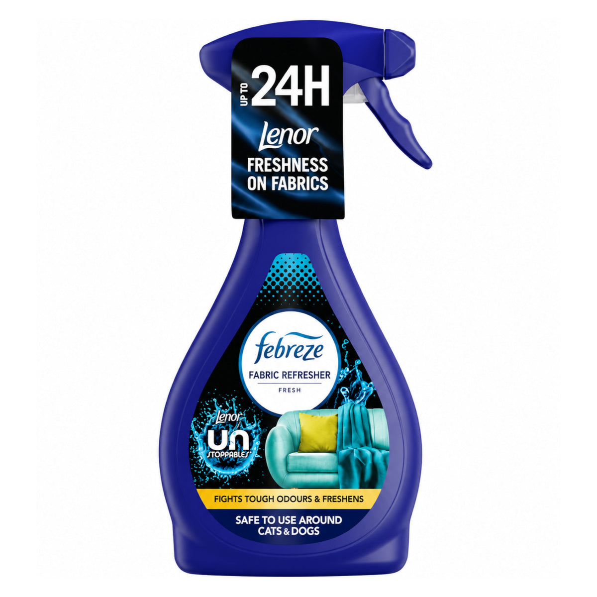 Febreze Fabric Refresher Spray 500ml - Unstoppable Fresh (Case of 8)