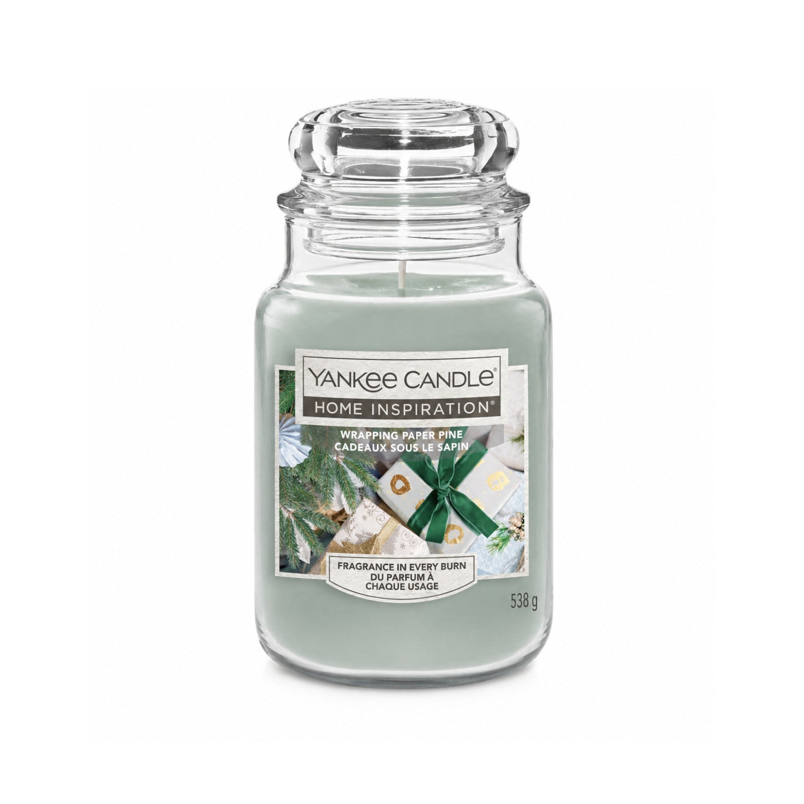 Yankee Home Inspiration Large Jar 538g - Wrapping Paper Pine