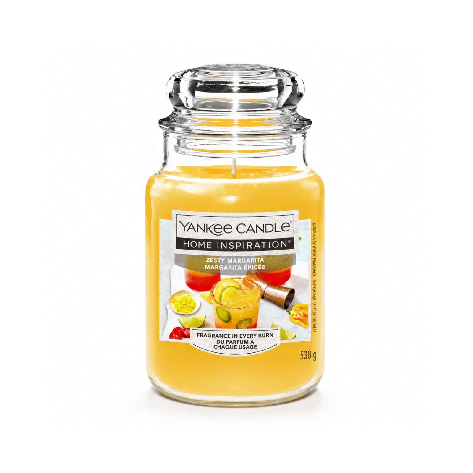 Yankee Home Inspiration Large Jar 538g - Zesty Margarita