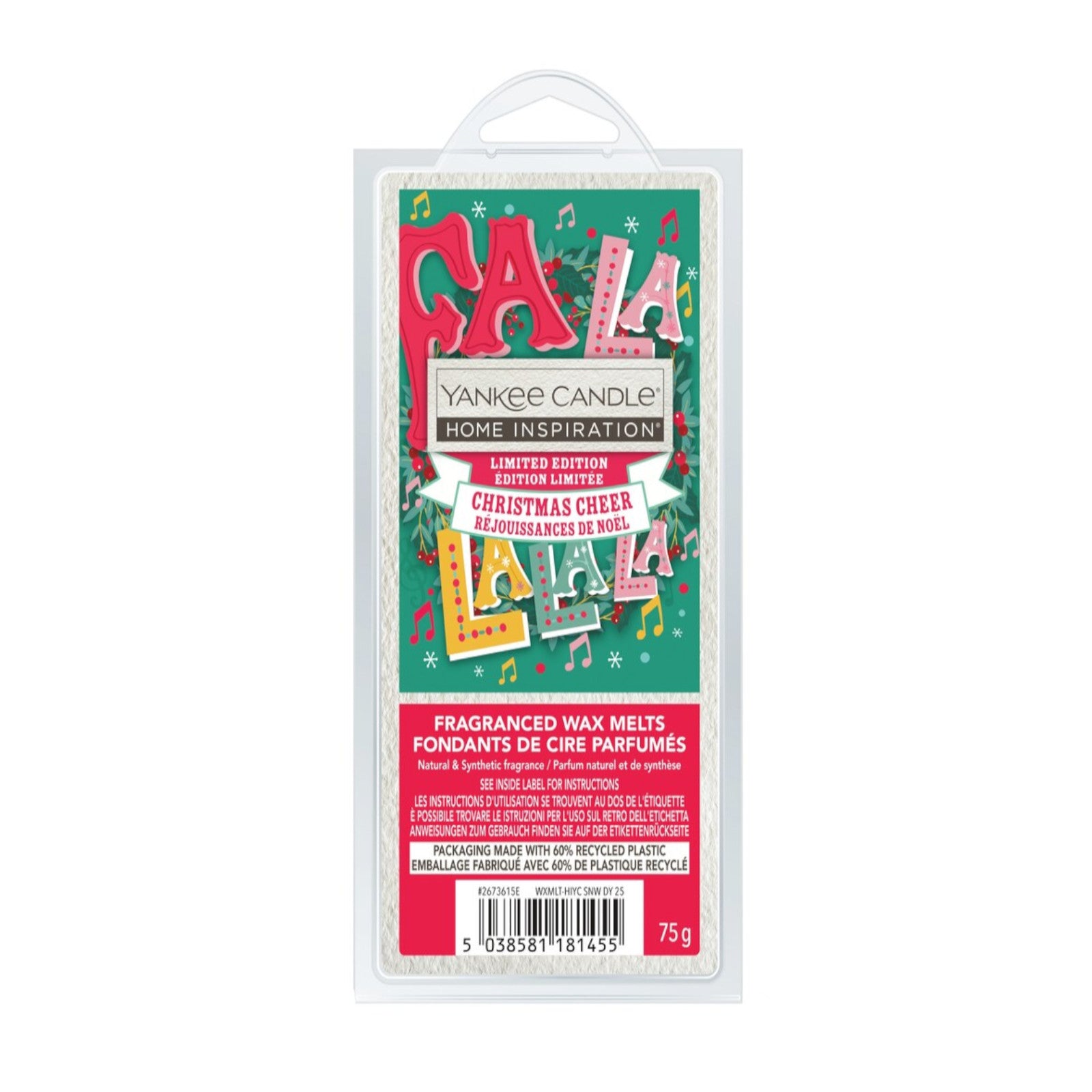 Yankee Candle Wax Melts 75g – Christmas Cheer
