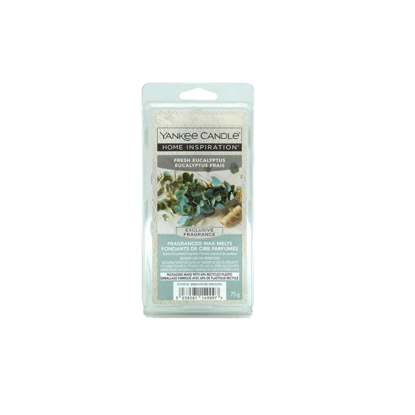 Yankee Candle Wax Melts 75g - Fresh Eucalyptus