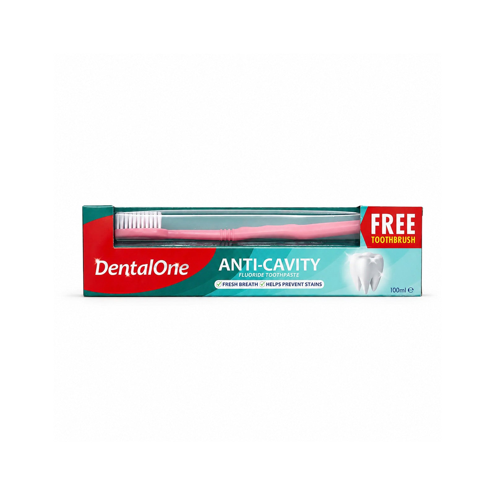 DentalOne 100ml Toothpaste & Toothbrush - Anti-Cavity