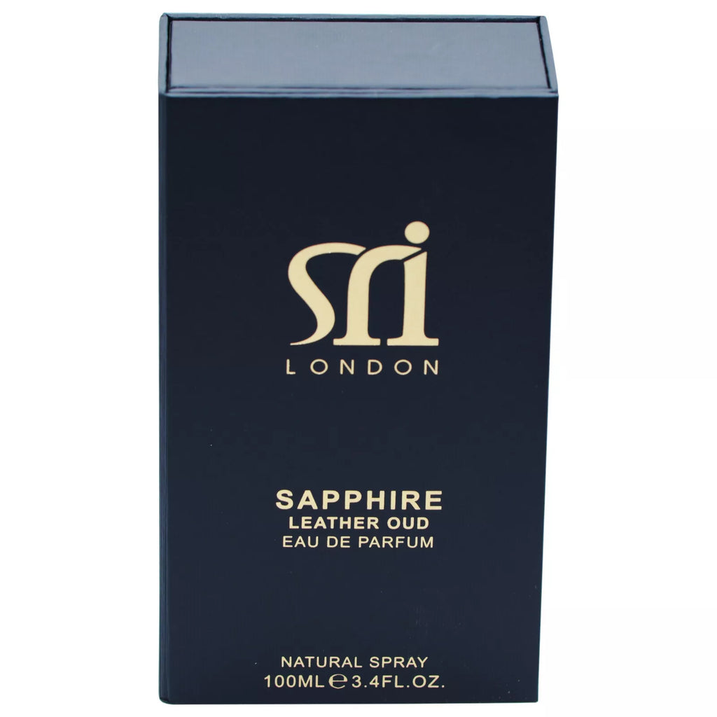 Sri London Sapphire Leather Oud Fragrance 100ml Spray