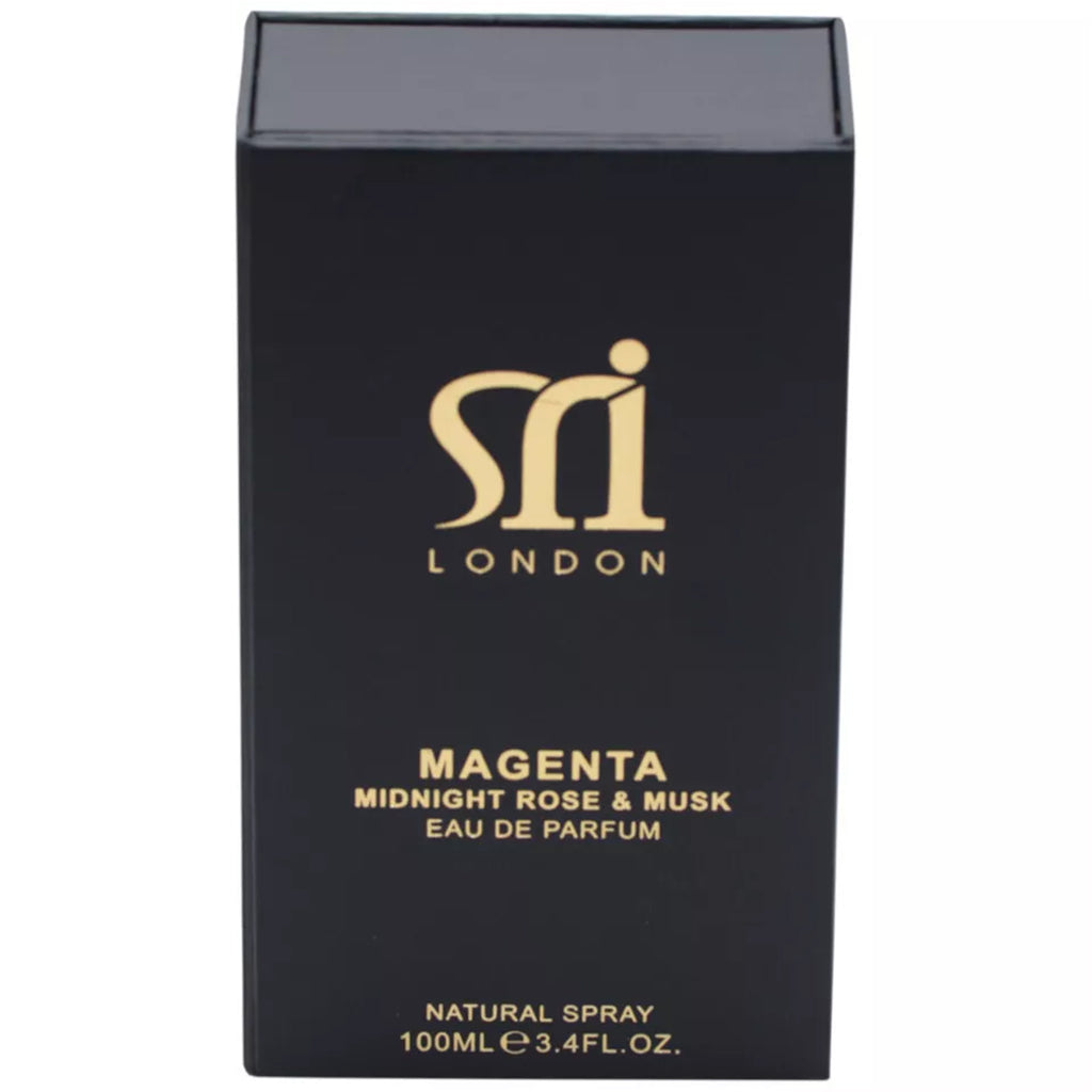 Sri London Magenta Midnight Rose & Musk Fragrance 100ml Spray