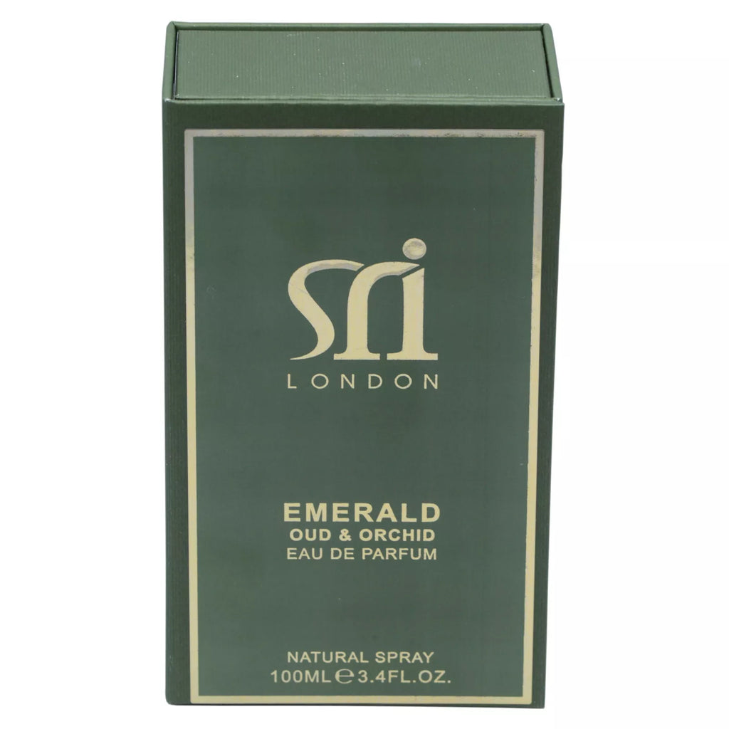 Sri London Emerald Oud & Orchid Fragrance 100ml Spray