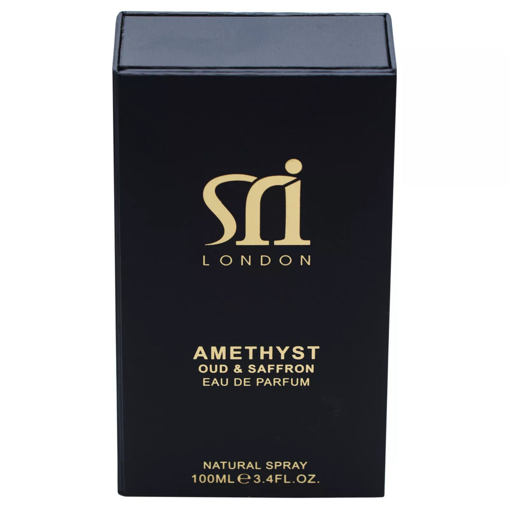 Sri London Amethyst Oud & Saffron Fragrance 100ml Spray