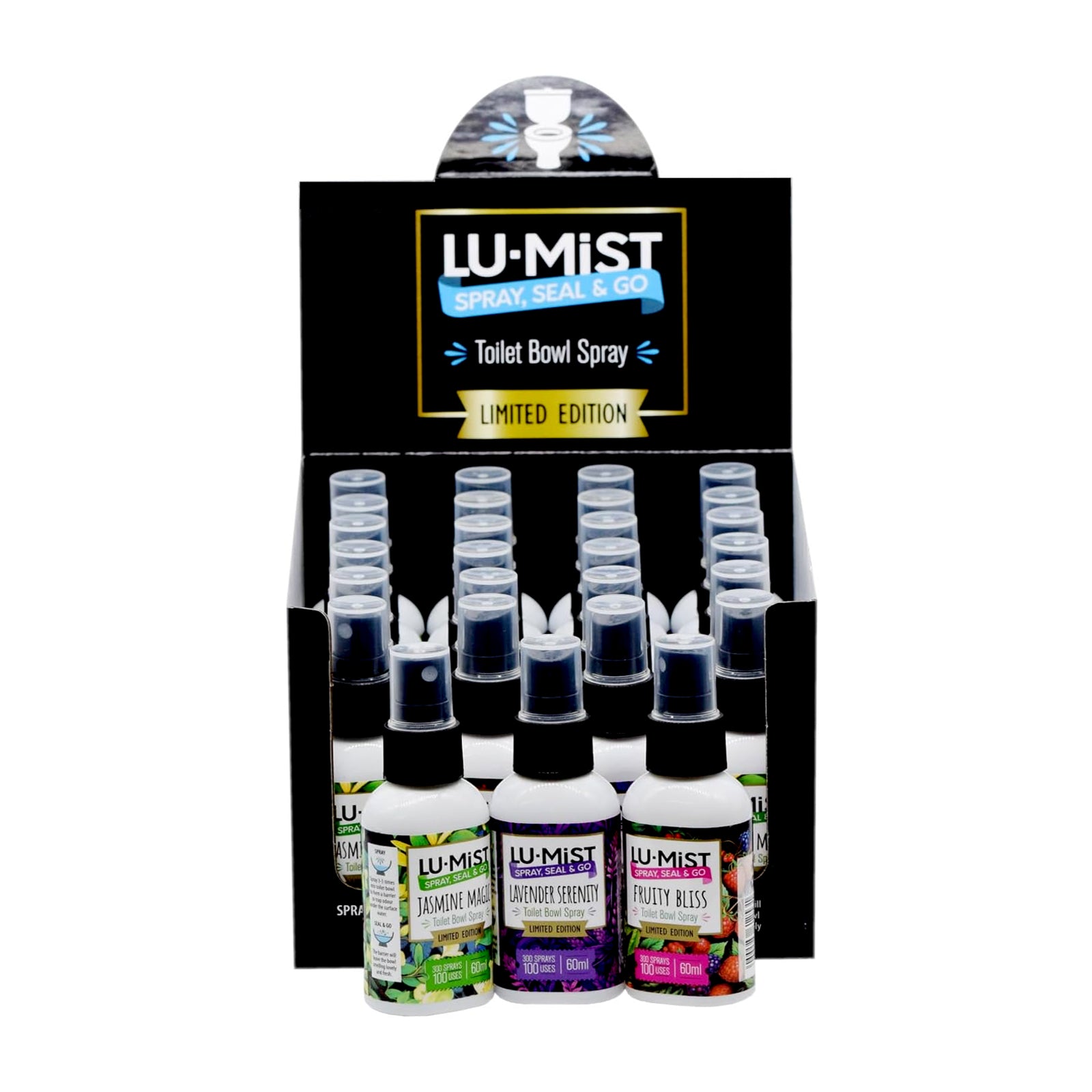 Lu Mist Toilet Spray 60ml - CDU (Priced Per CDU of 24)