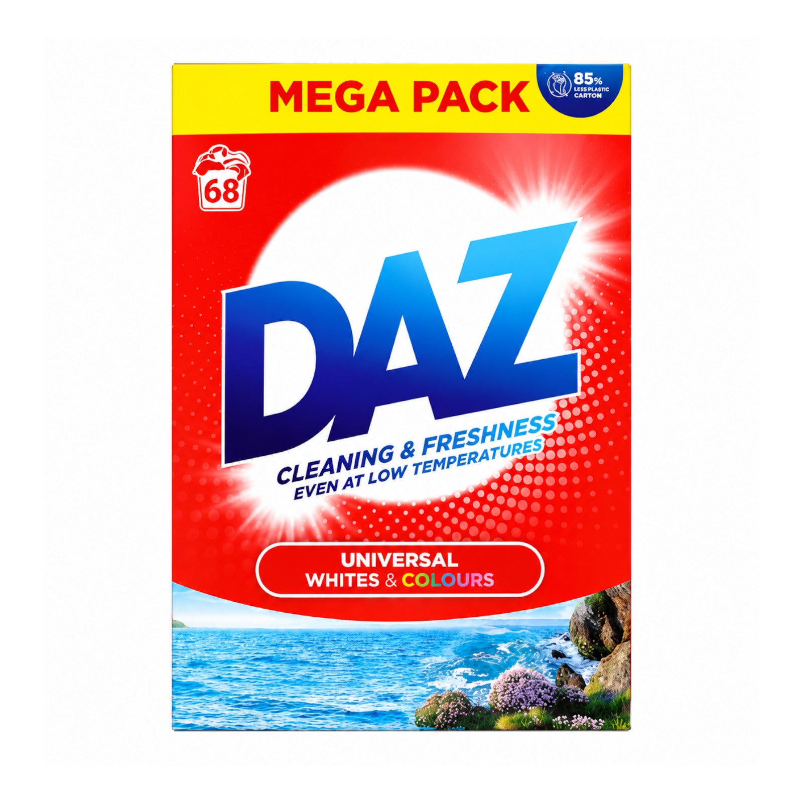 Daz Powder 68Washes Whites & Colours
