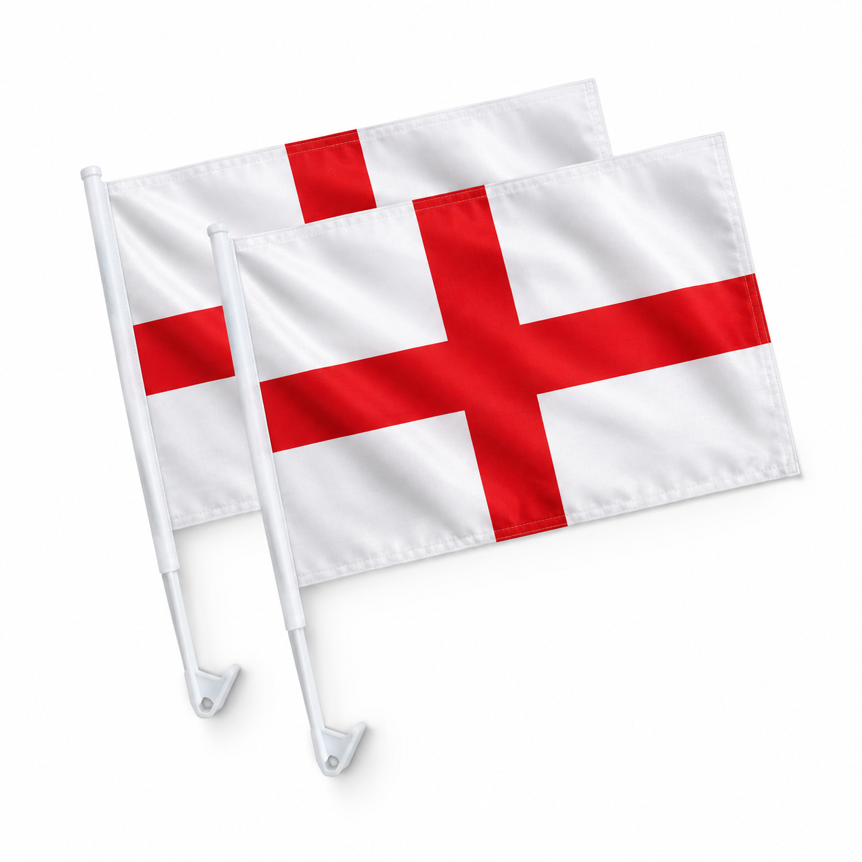 England Car Flags Pack of 2