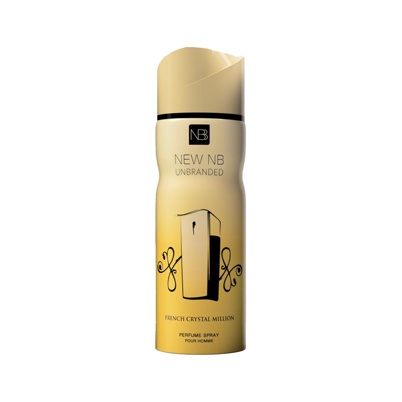 New NB French Crystal - Perfume Deo Body Spray - Million - 200ml