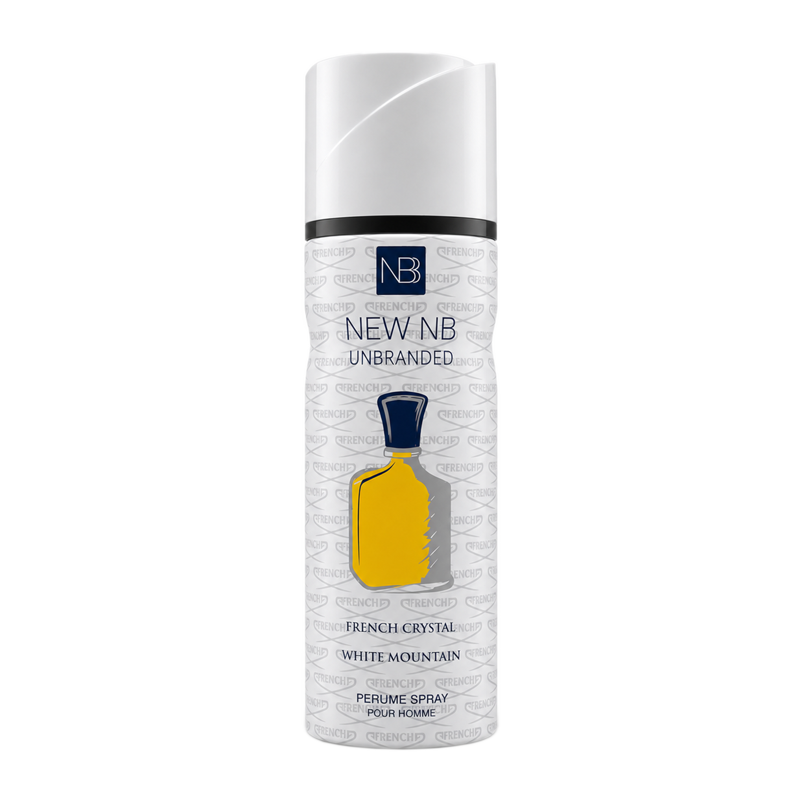 New NB French Crystal - Perfume Deo Body Spray - White Mountain - 200ml