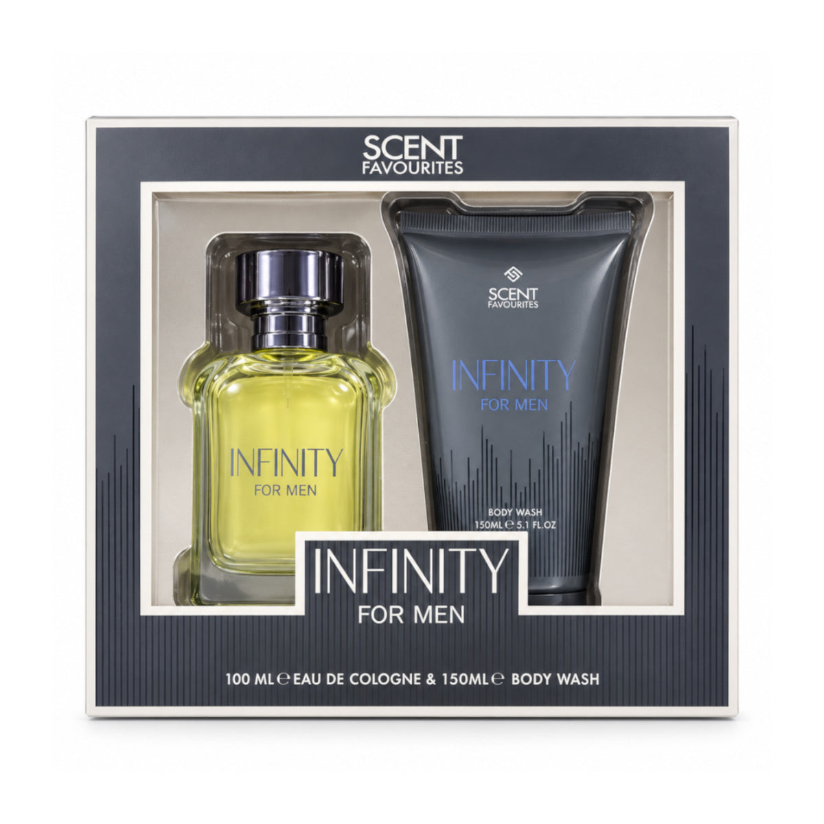 Scent Favourites Gift Set 100ml EDT & 150ml Body Wash - Infinity For Men (Case of 7)