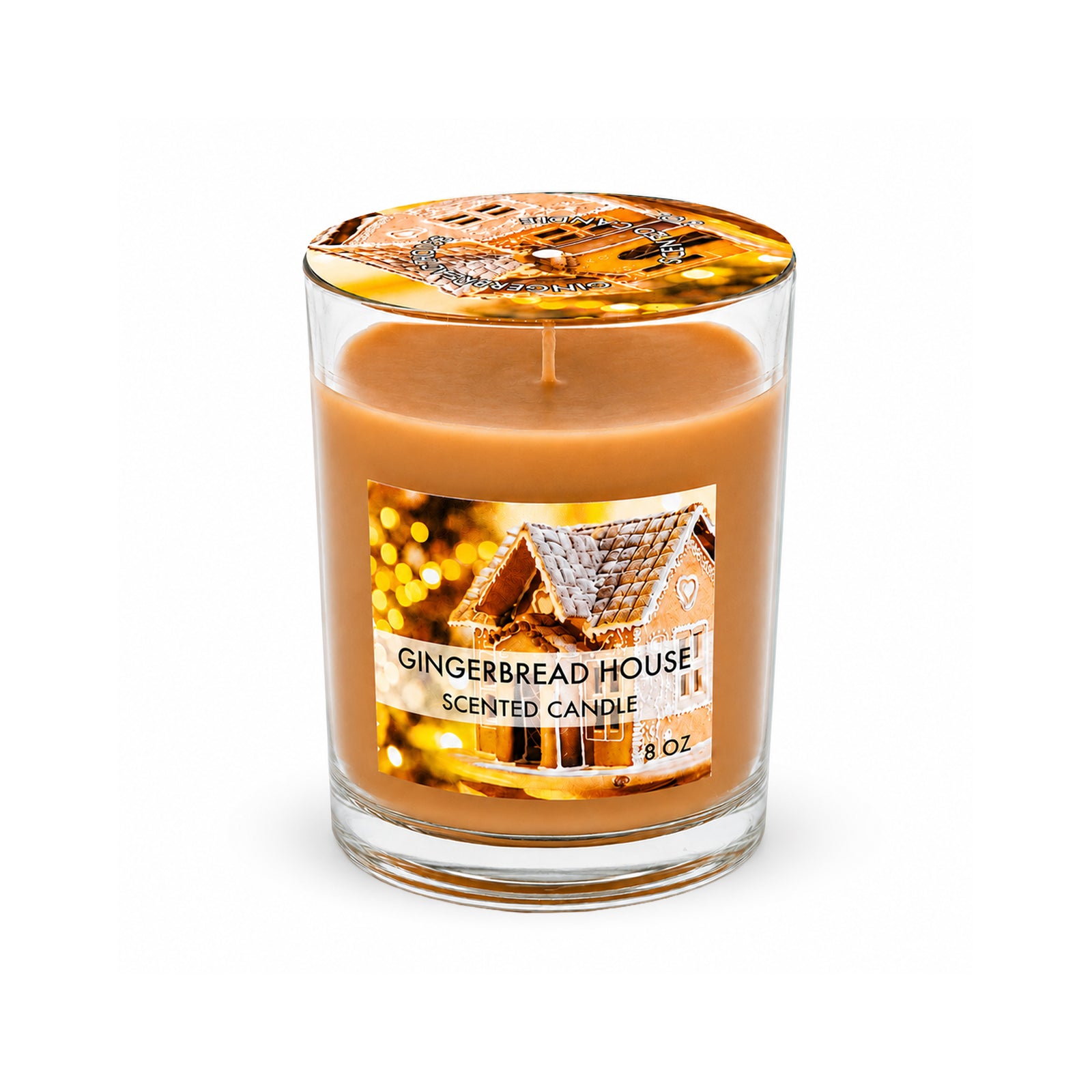 Scented Candle 8oz - Gingerbread House