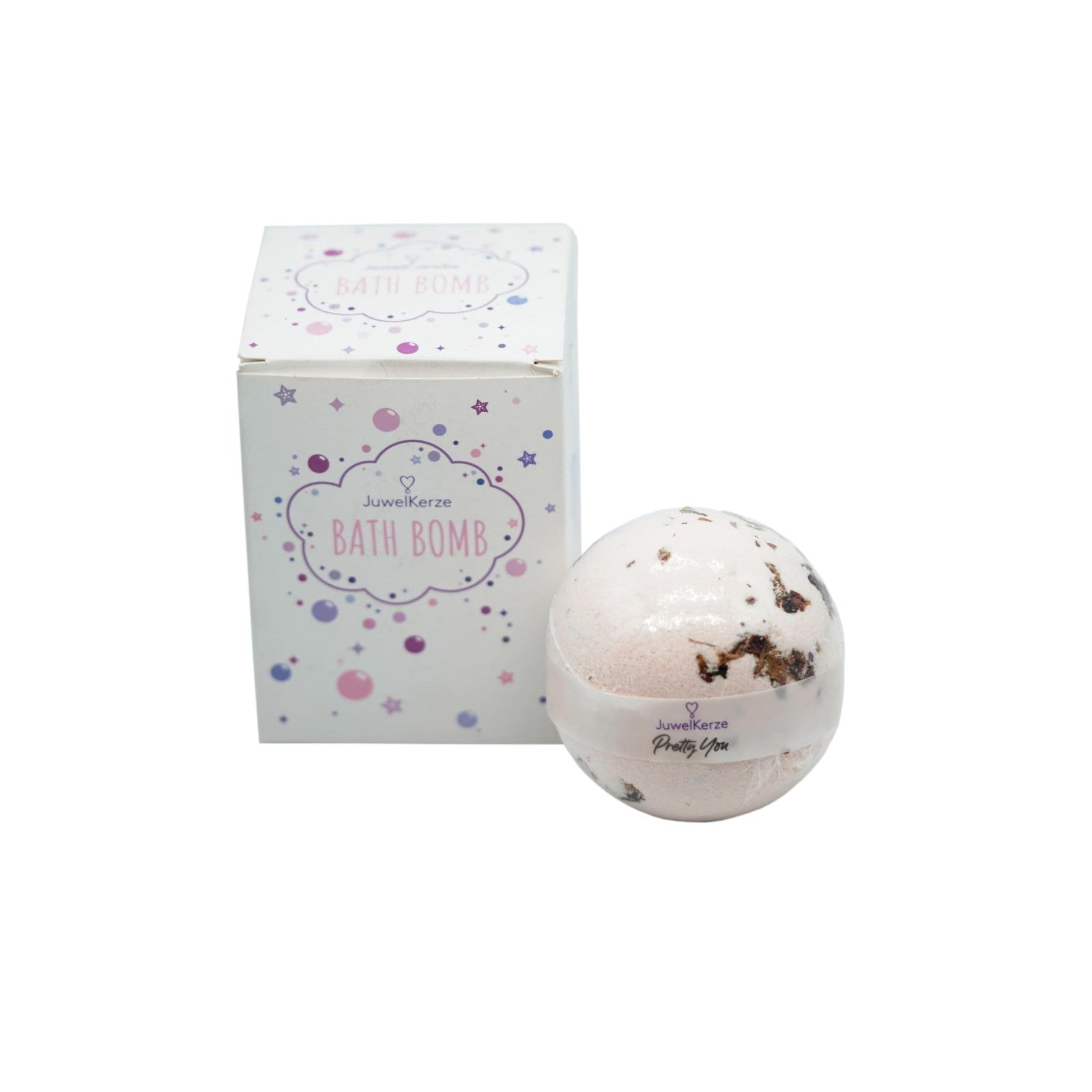 Jewel Candle Cuddle Bubble Bath Bomb With Sterling Silver Earrings - 210g