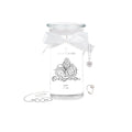 Jewel Candle Fluffy Cotton Jar Candle With Sterling Silver Necklace - 490g