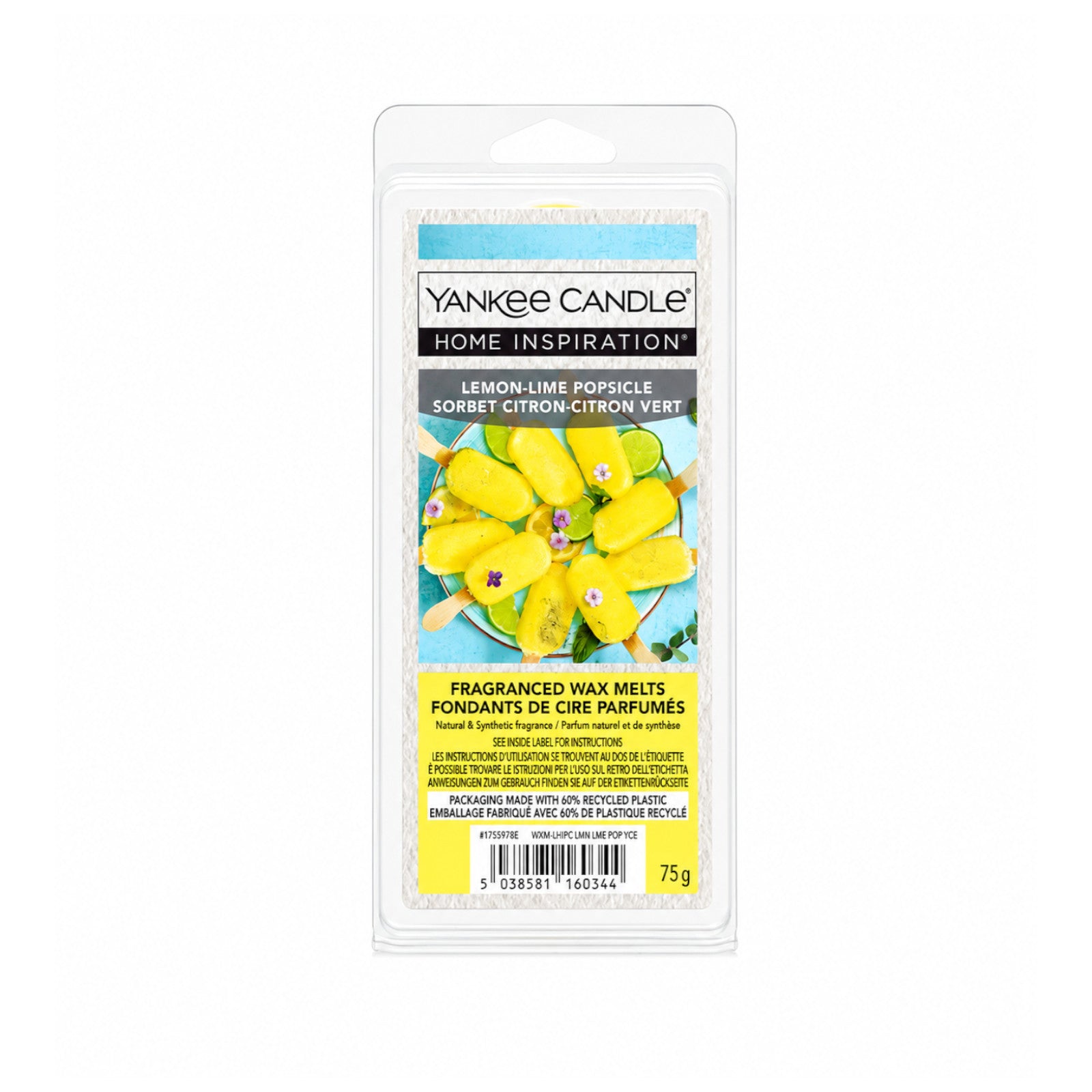 Yankee Candle Wax Melt 75g - Lemon & Lime