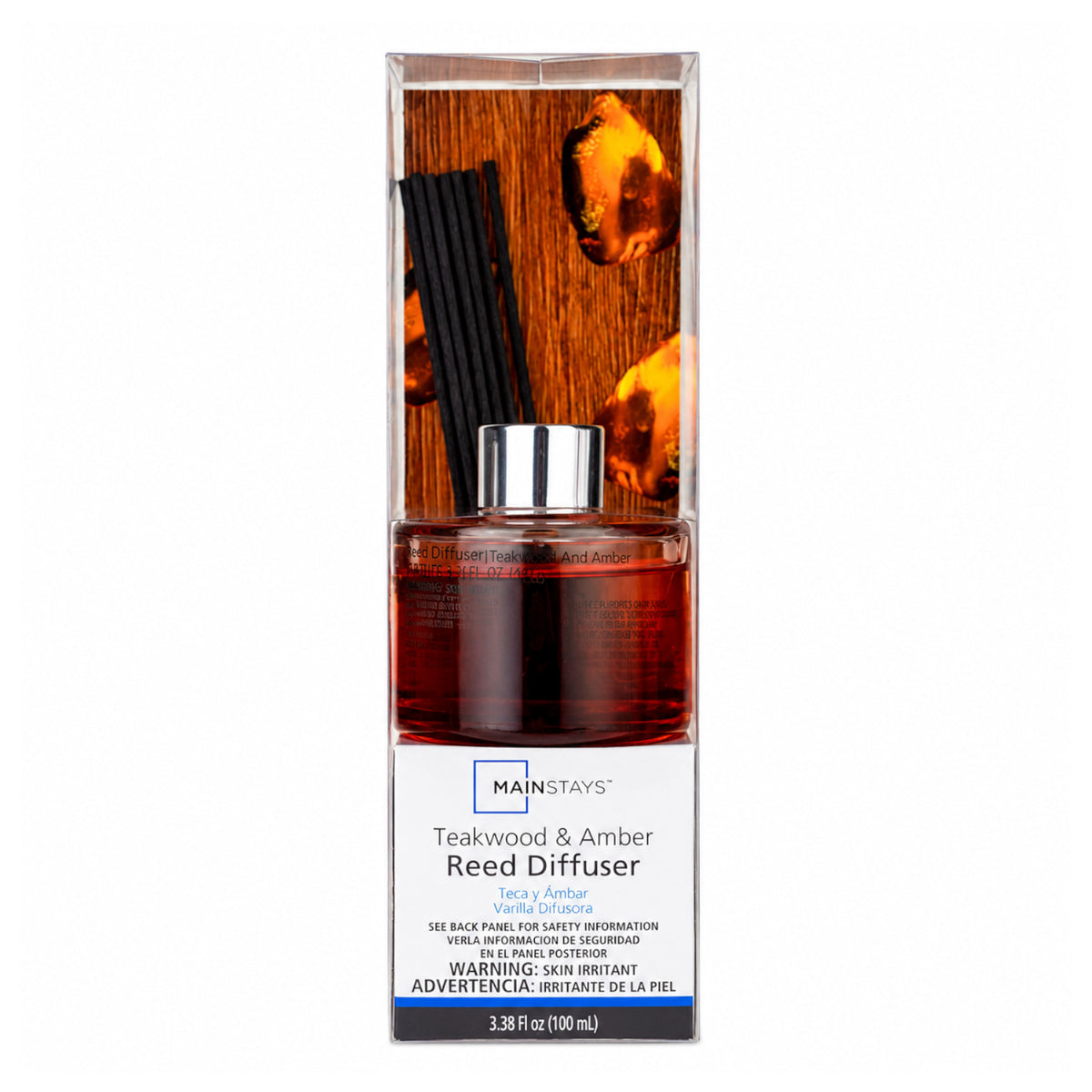 Mainstays Diffuser 100ml -  Teakwood & Amber
