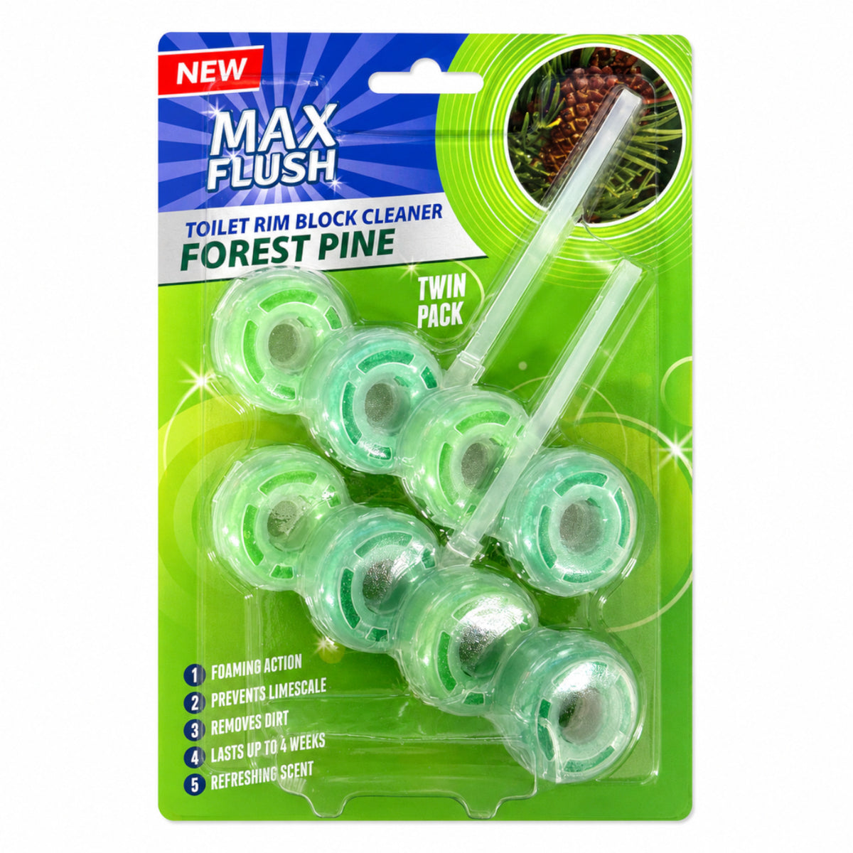 Max Flush Rim Block Rings 2x50g - Forest Pine