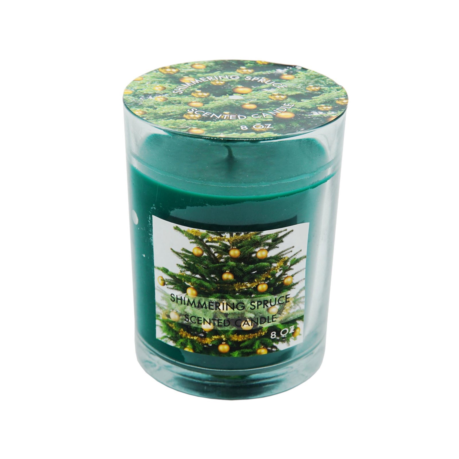 Scented Candle 8oz - Shimmering Spruce