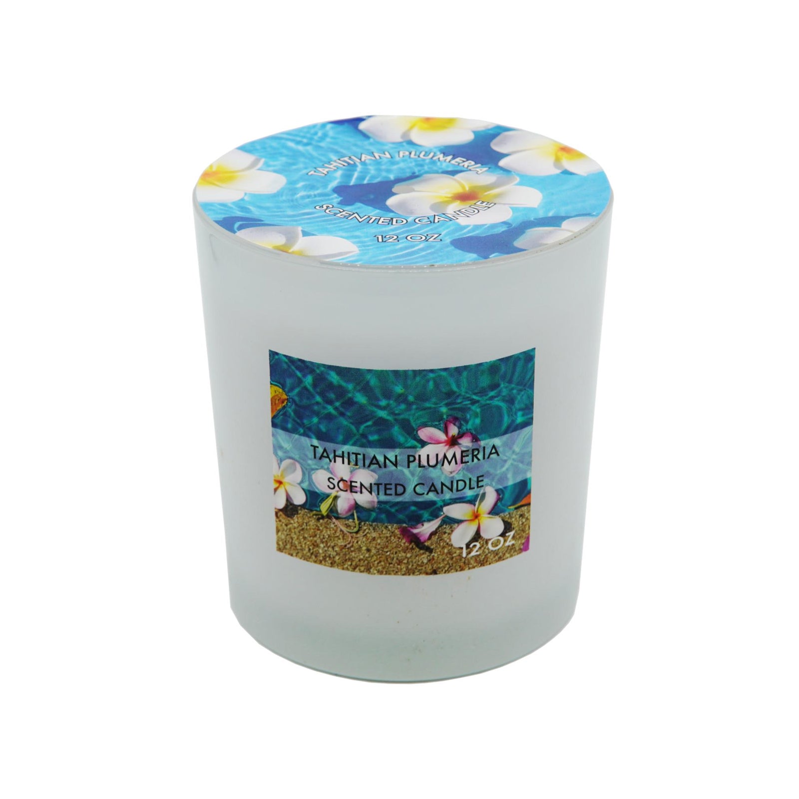 Scented Candle 12oz - Tahitian Plumerian