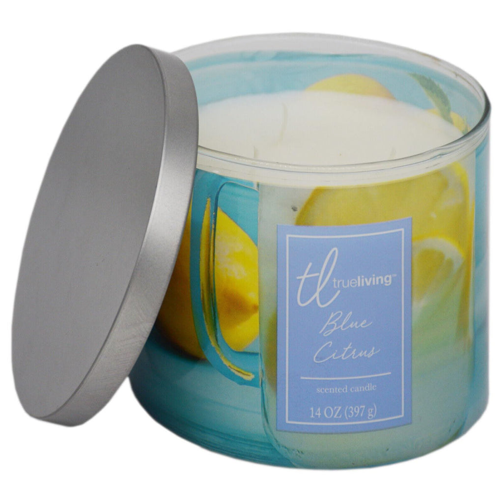 True Living 14oz Jar - Blue Citrus