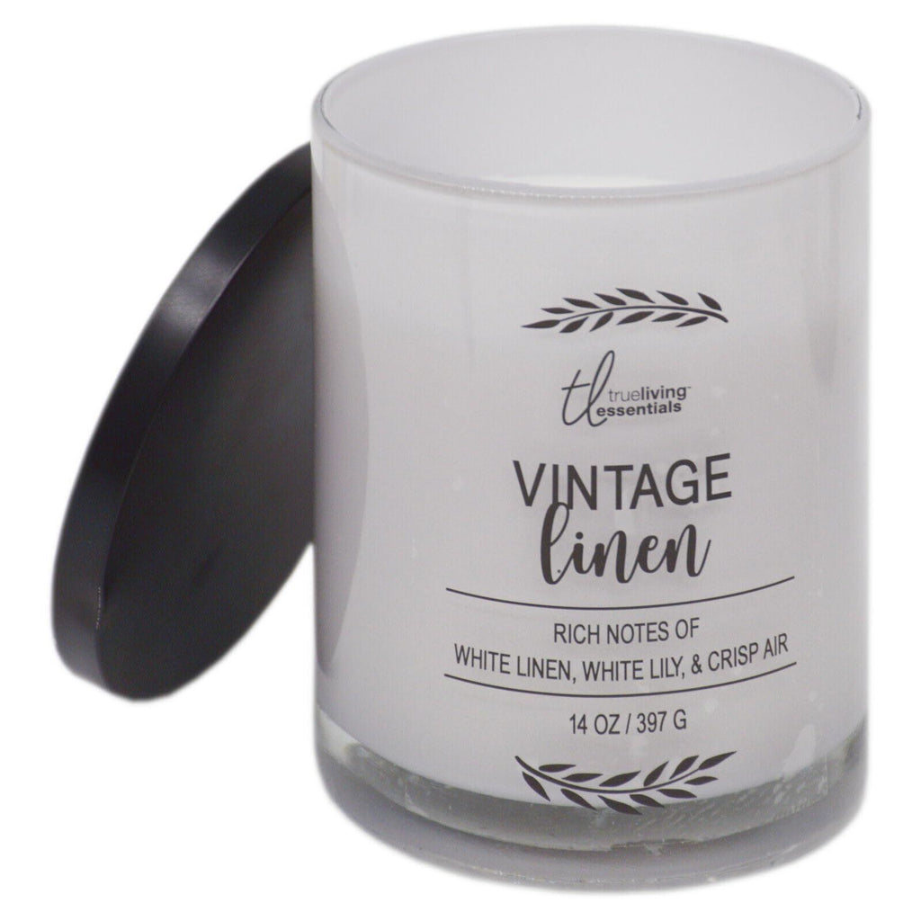 True Living Essentials 14oz Jar - Vintage Linen