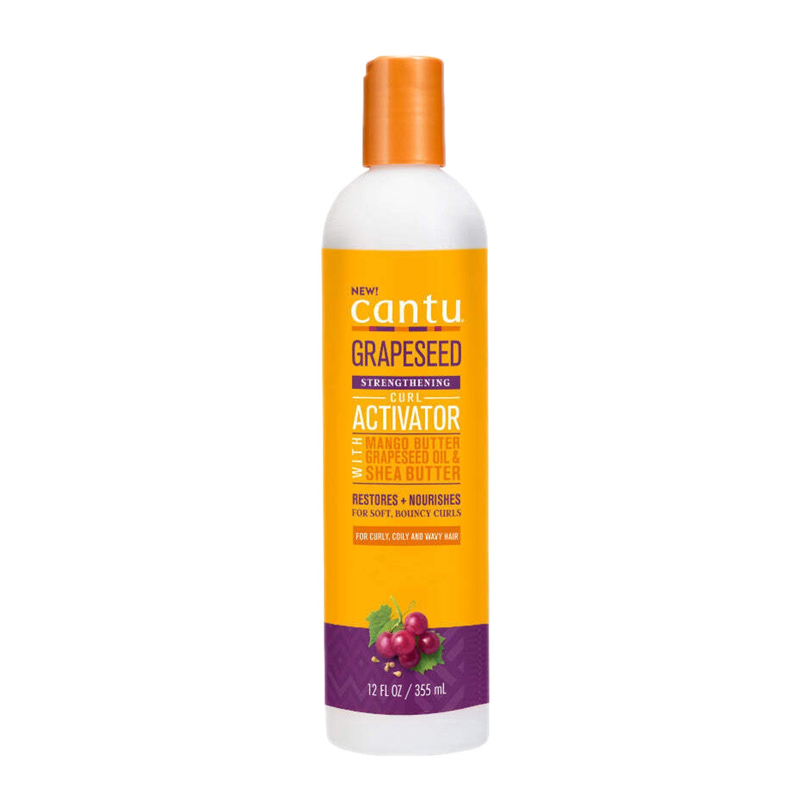 Cantu Strengthening Curl Activator Cream 355ml - Grapeseed