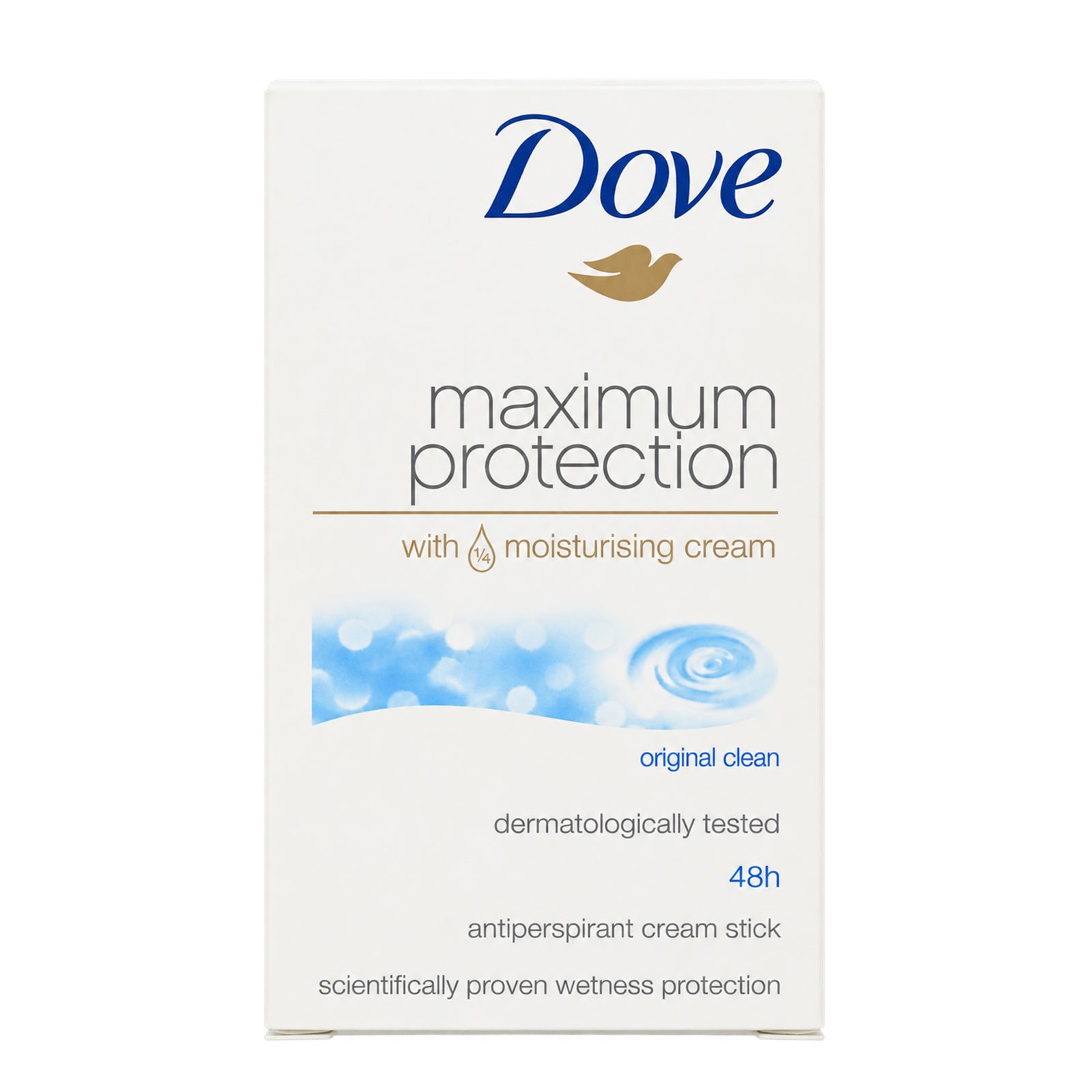 Dove Maximum Protection With Moisturising Cream 45ml - Original Clean