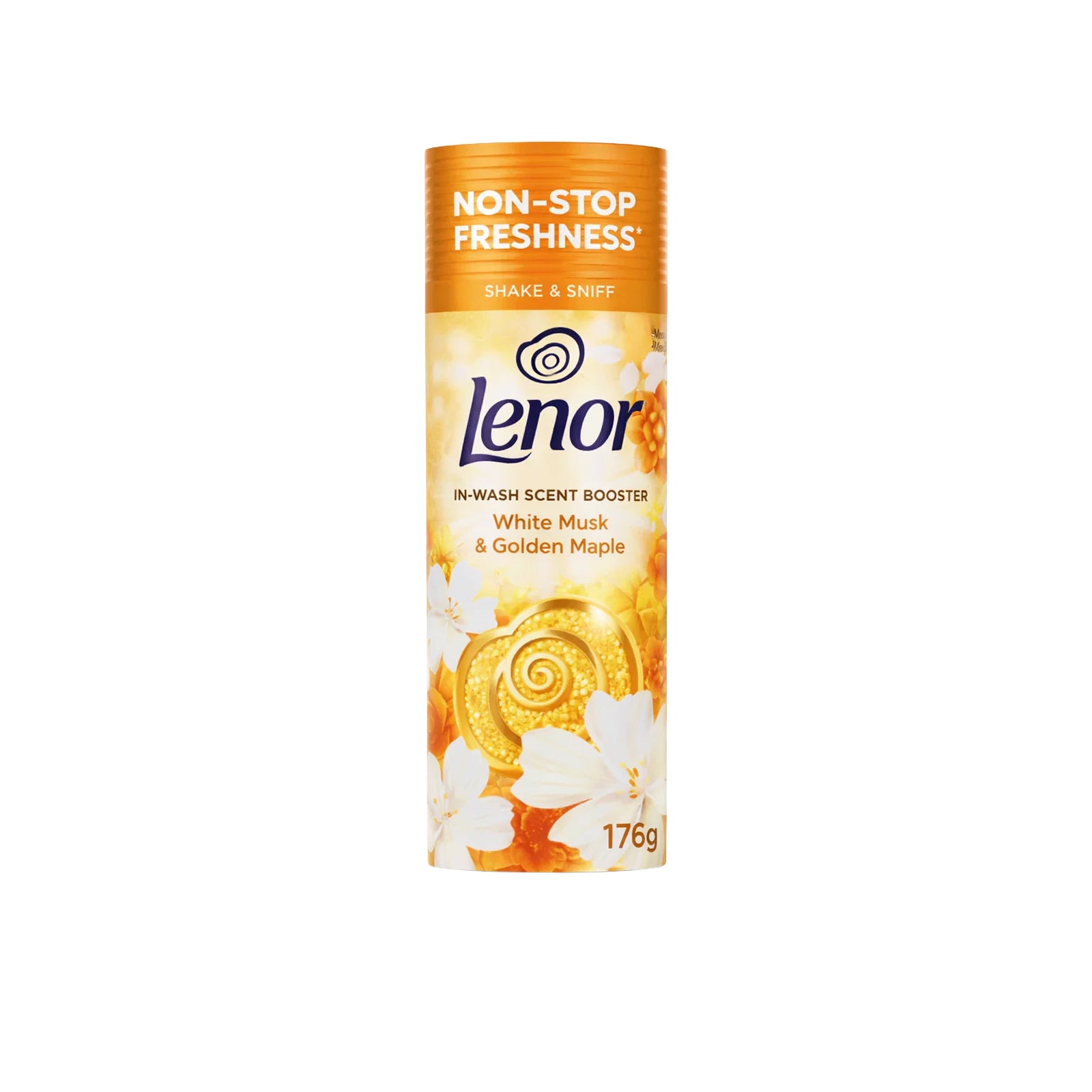 Lenor Beads In-Wash Scent Booster - White Musk & Golden Maple 176g