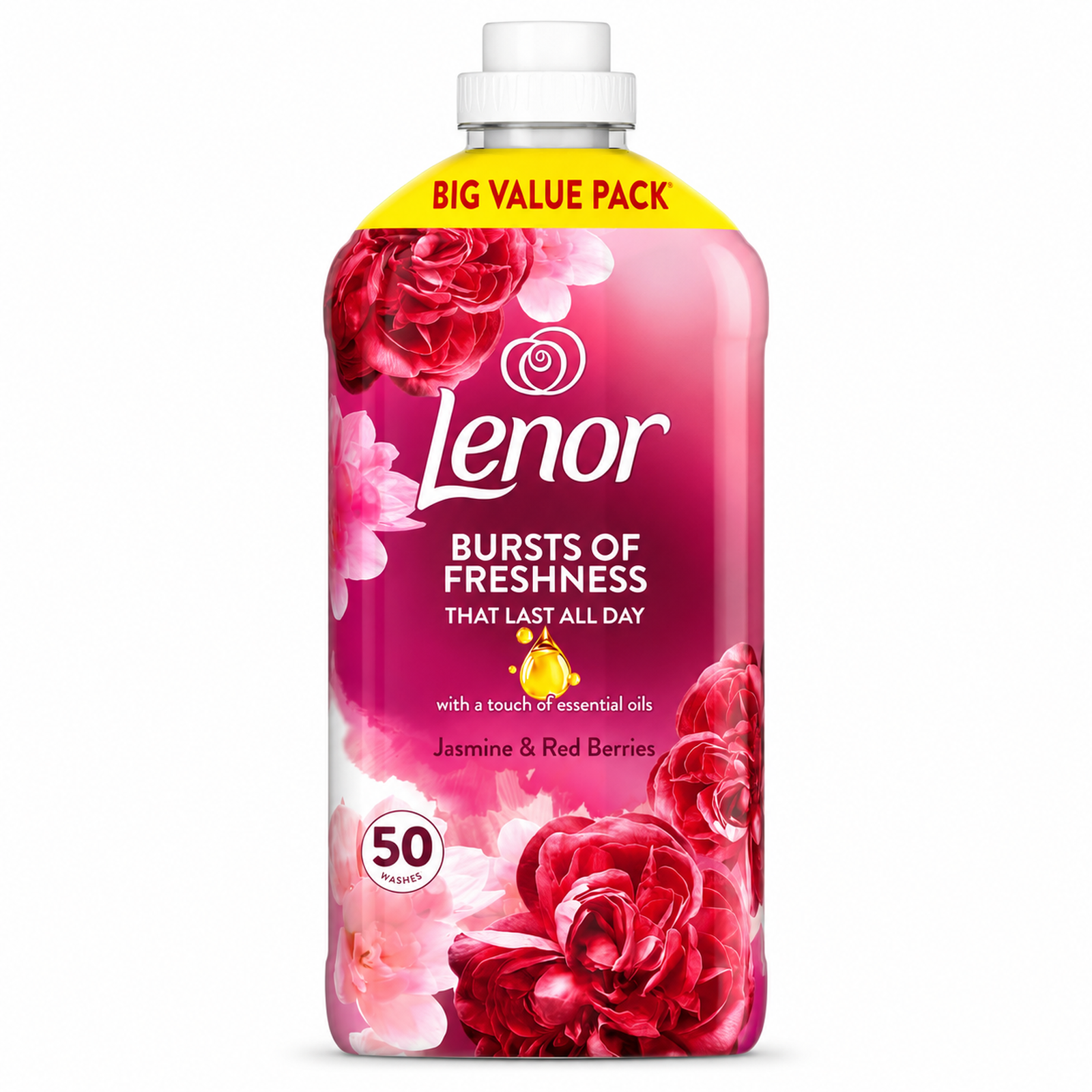 Lenor Fabric Conditioner 50 Washes 1.65L  - Jasmine & Red Berries