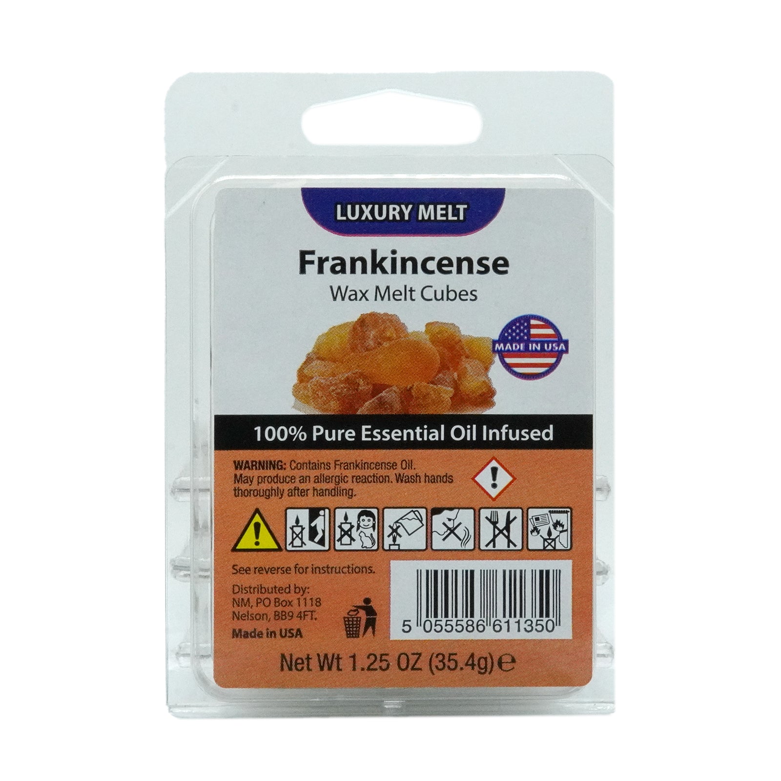 Luxury Wax Melt Tray 34.5g - Frankincense