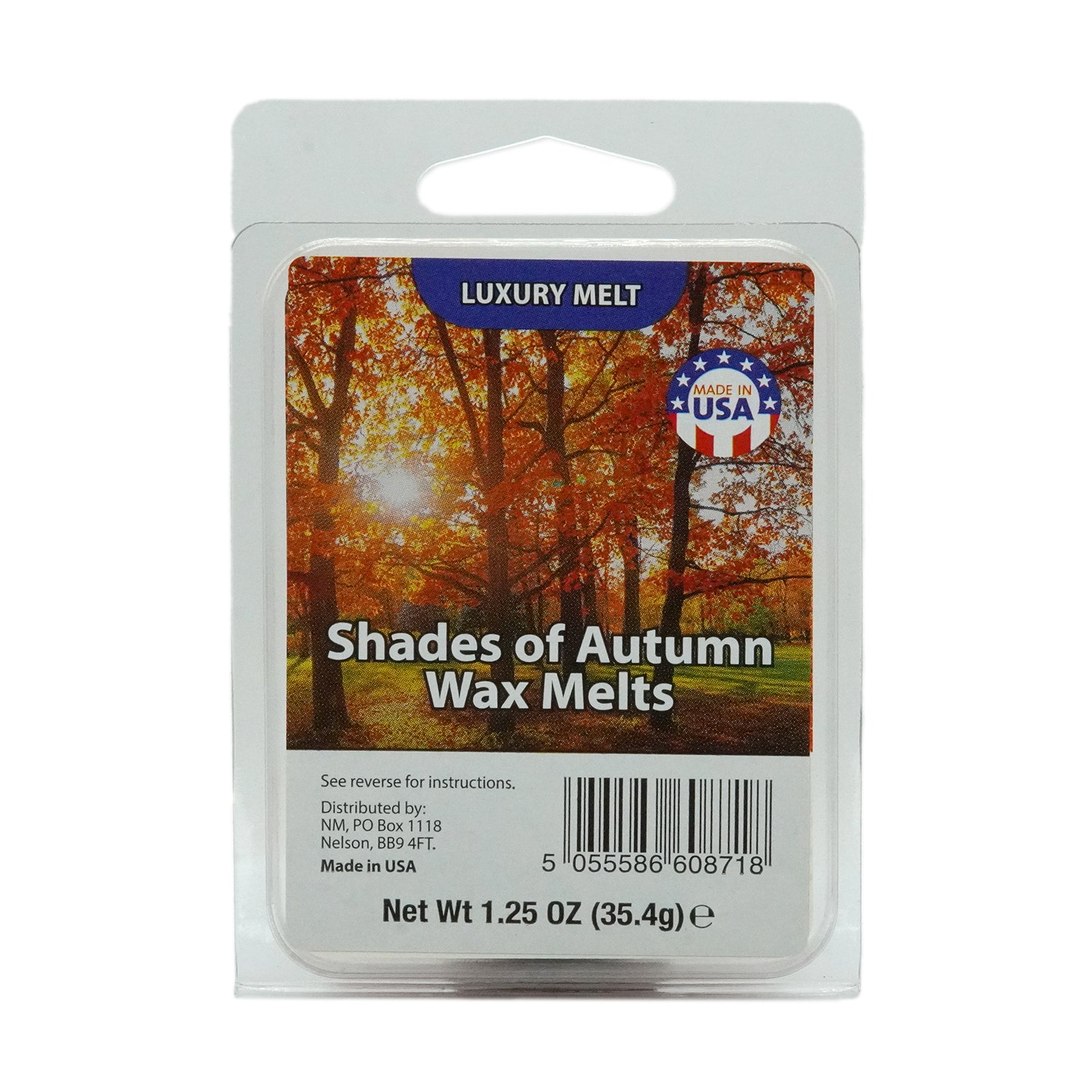 Luxury Wax Melt Tray 34.5g - Shades Of Autumn