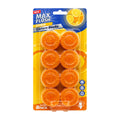 Max Flush In-Cistern Rim Block 8x50g - Citrus Sparkle