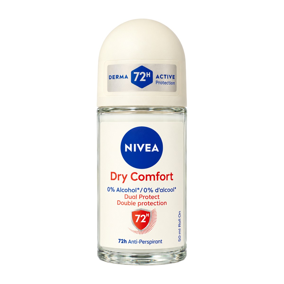 Nivea Womens Anti-Perspirant Roll On 50ml - Dry Comfort