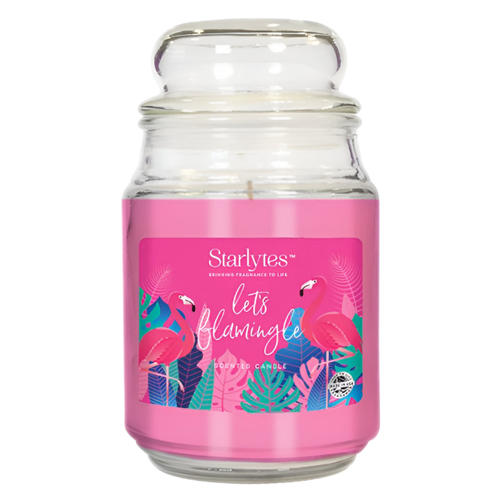 Starlytes 18oz Jar - Let's Flamingle
