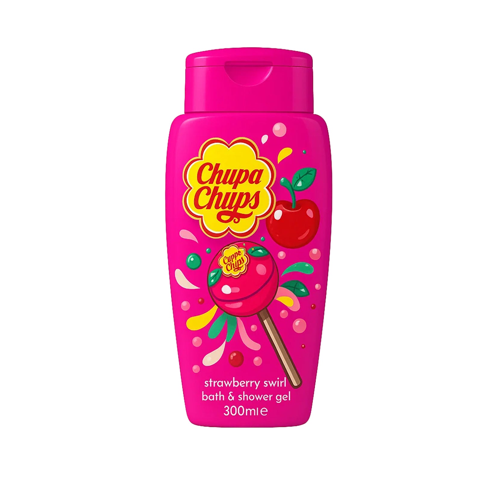 Chupa Chups Bath & Shower Gel 300ml - Strawberry