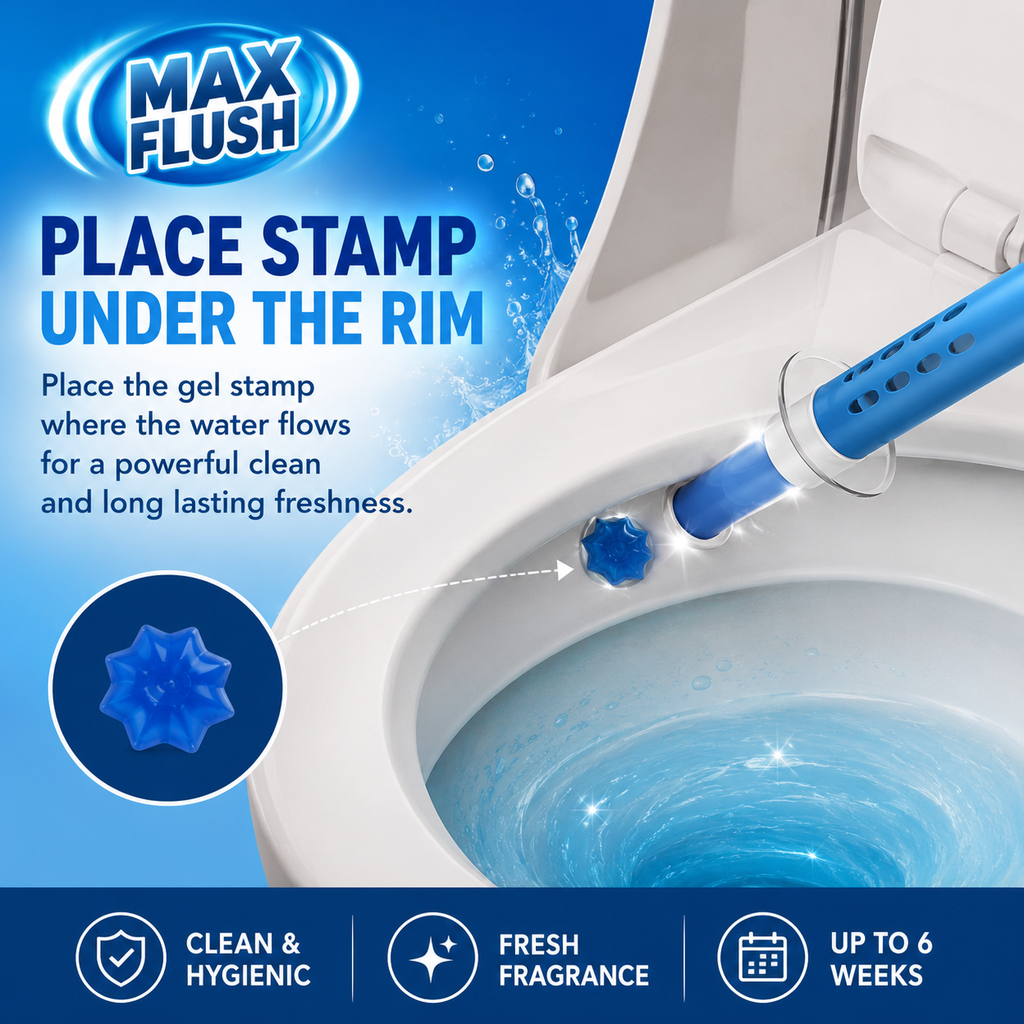 Max Flush Toilet Cleaner Gel 45ml - Ocean Spray