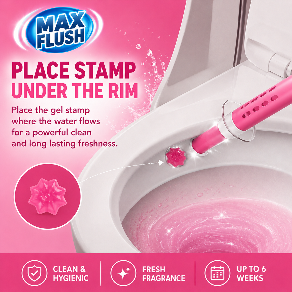 Max Flush Toilet Cleaner Gel 45ml - Tropical Blossom