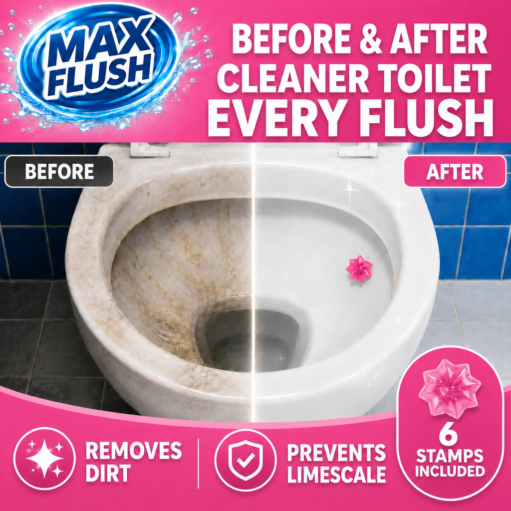 Max Flush Toilet Cleaner Gel 45ml - Tropical Blossom