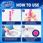Max Flush Toilet Cleaner Gel 45ml - Tropical Blossom