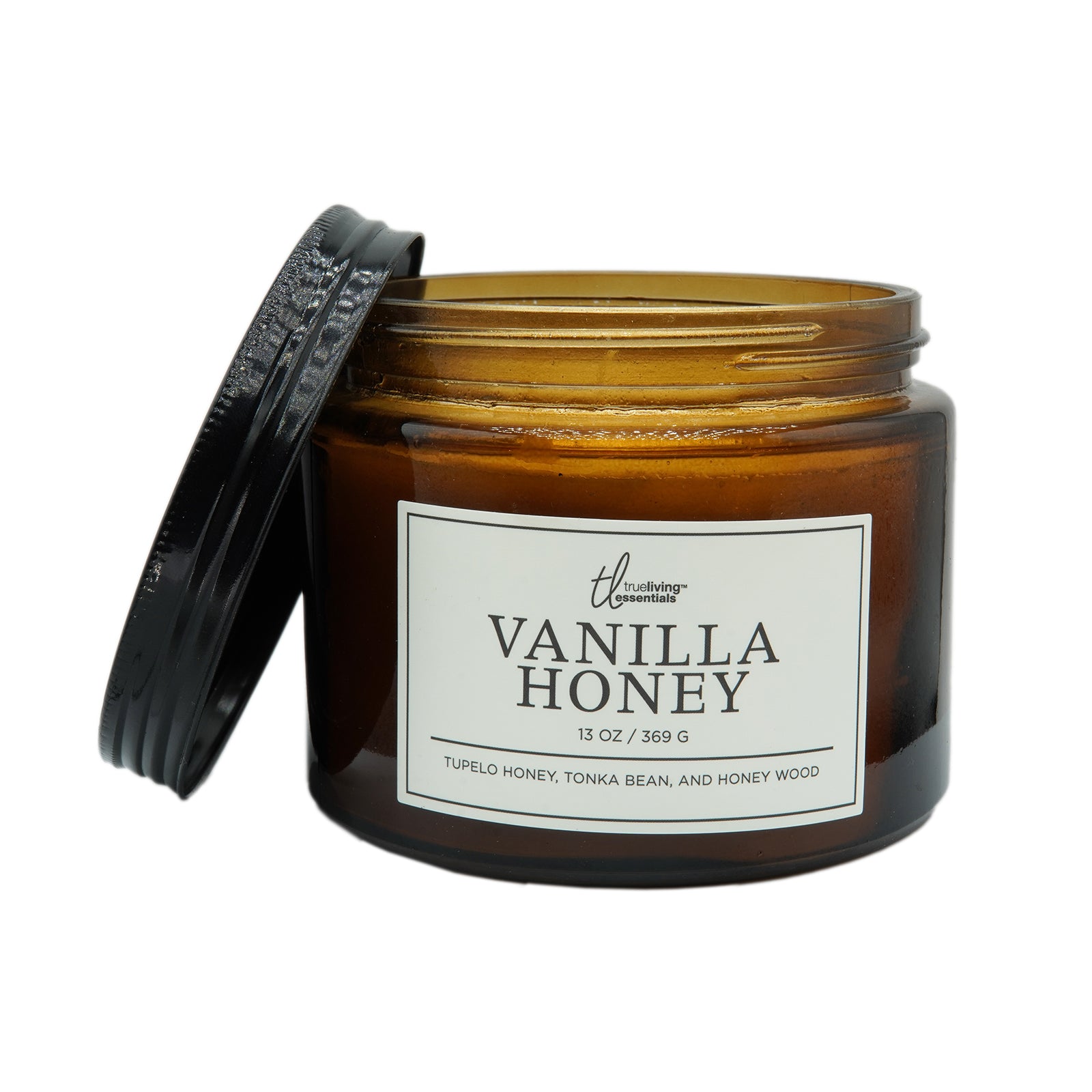 True Living 13oz Jar - Vanilla Honey
