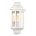 LAP Half Wall Lantern Light - Non - PIR White