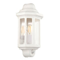 LAP Half Wall Lantern Light  - PIR White