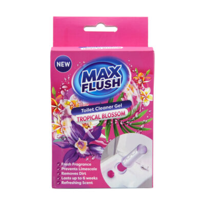 Max Flush Toilet Cleaner Gel 45ml - Tropical Blossom